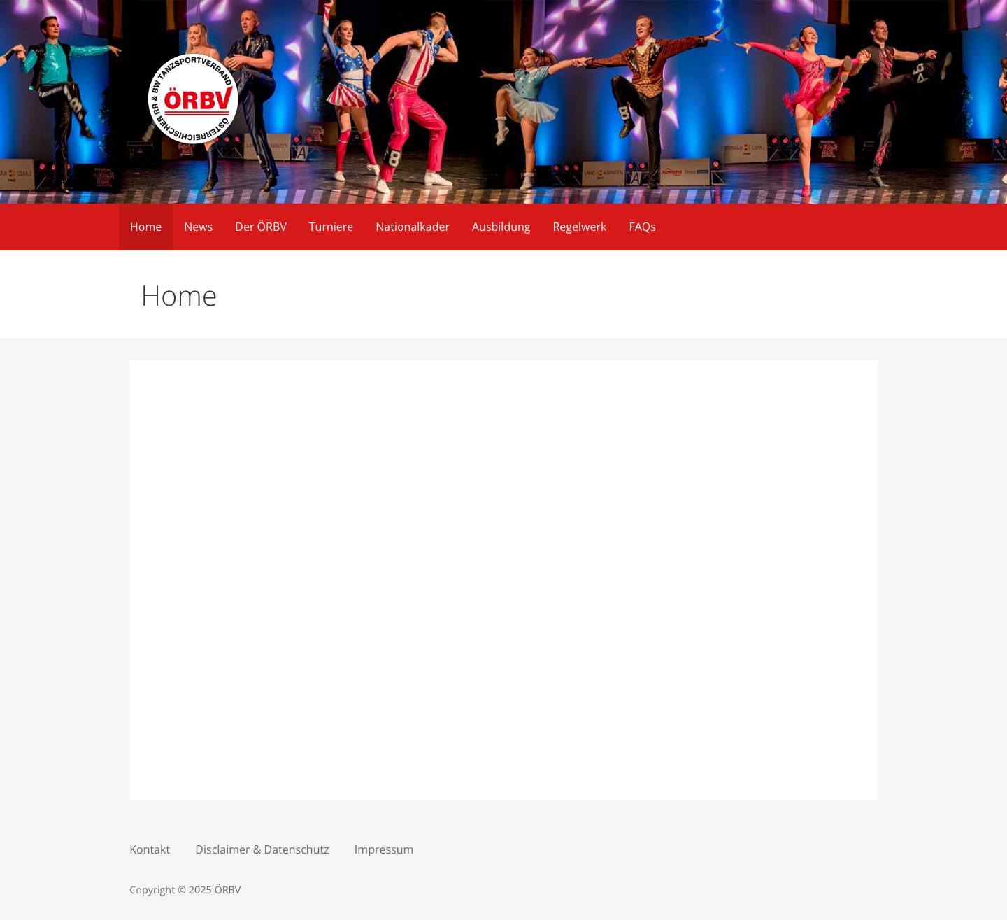 Österreichischer Verband für Rock‘n‘Roll und Boogie Woogie | ÖRBV.at - Full Screenshot