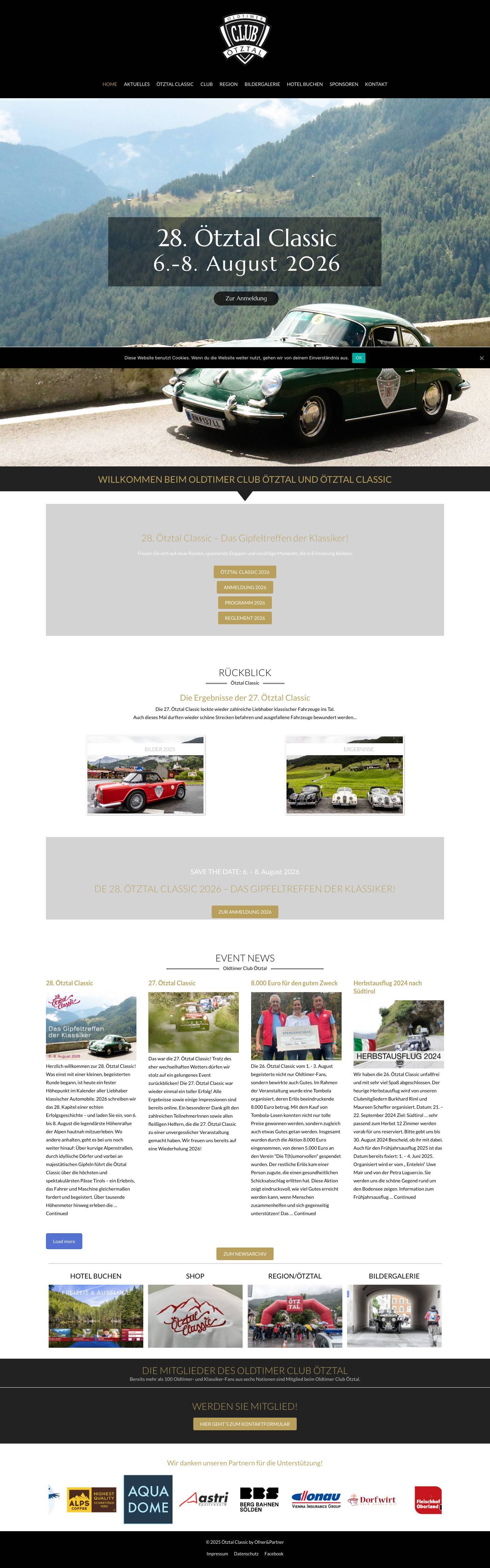 Ötztal Classic – Oldtimer Club Ötztal - Full Screenshot