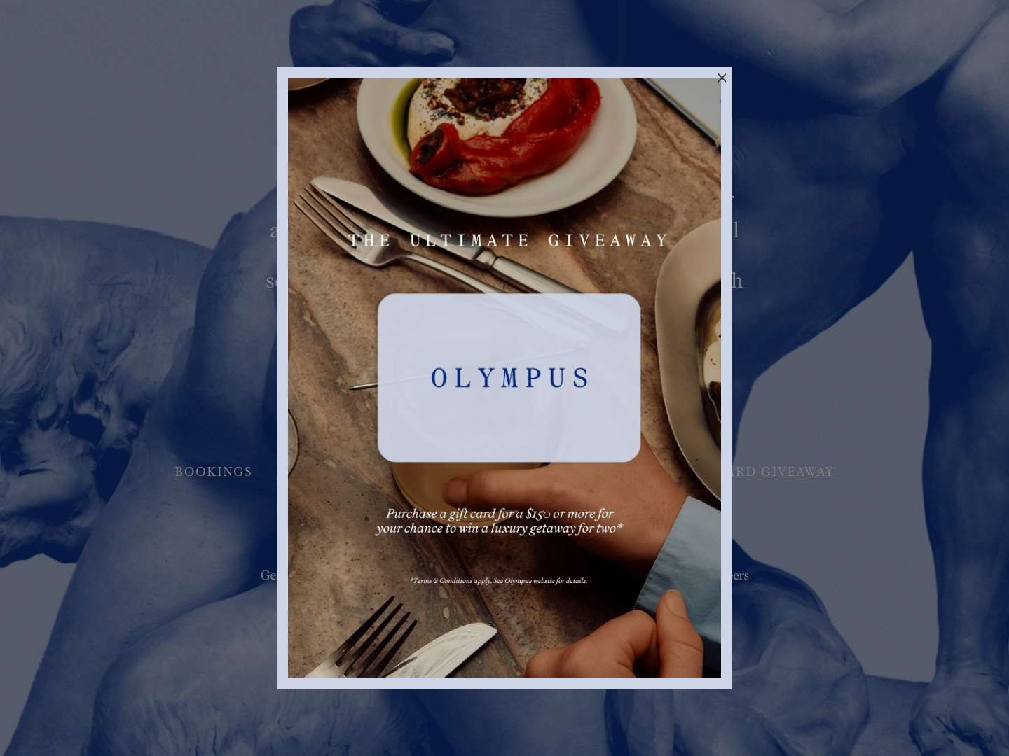 Home - Olympus Dining - Full Screenshot