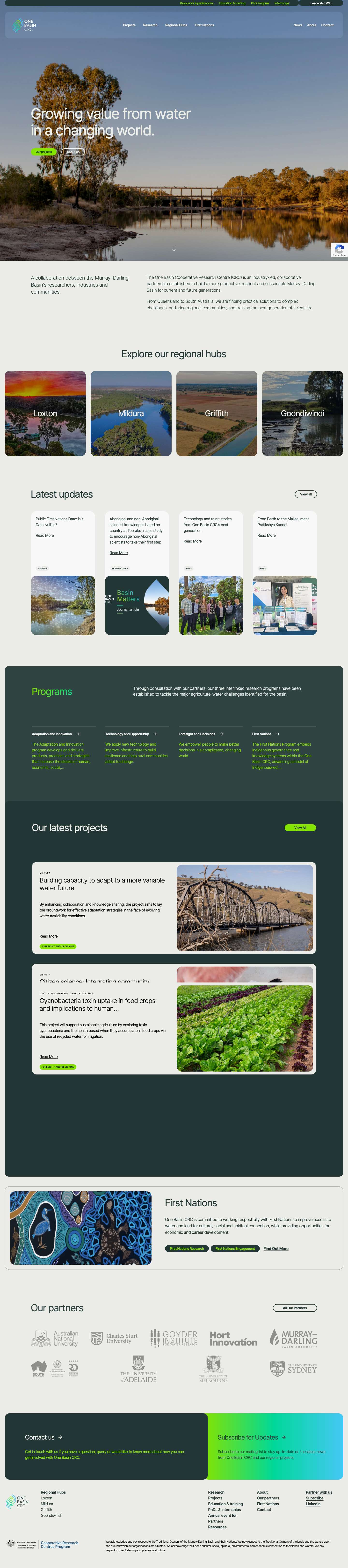 One Basin CRC - Full Screenshot