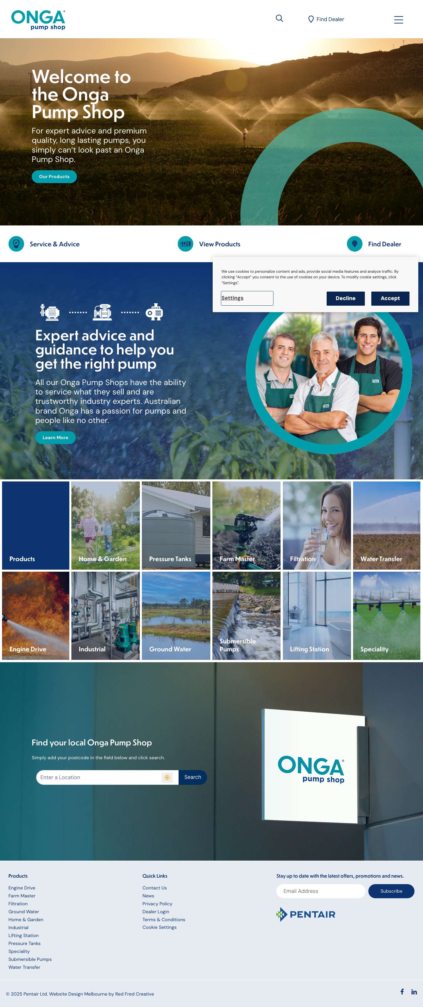 Onga Pump Shop - Onga Pump Shop - Full Screenshot