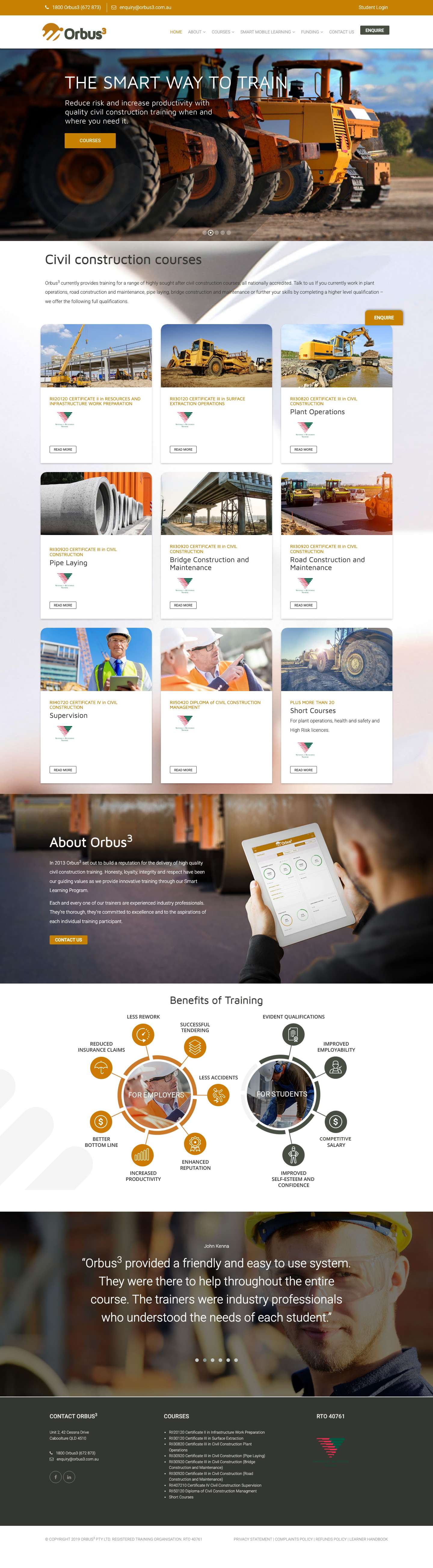 Home page - orbus3 - Full Screenshot