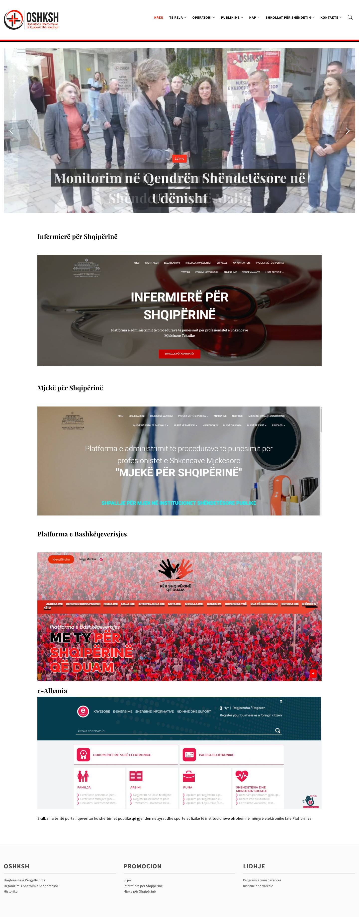 Operatori i Shërbimeve të Kujdesit Shëndetësor - Full Screenshot