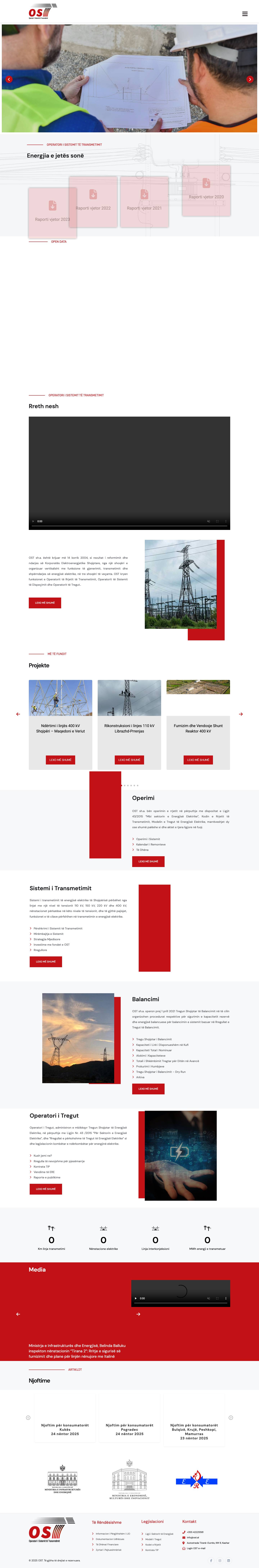 Operatori i Sistemit Te Transmetimit – OST - Full Screenshot