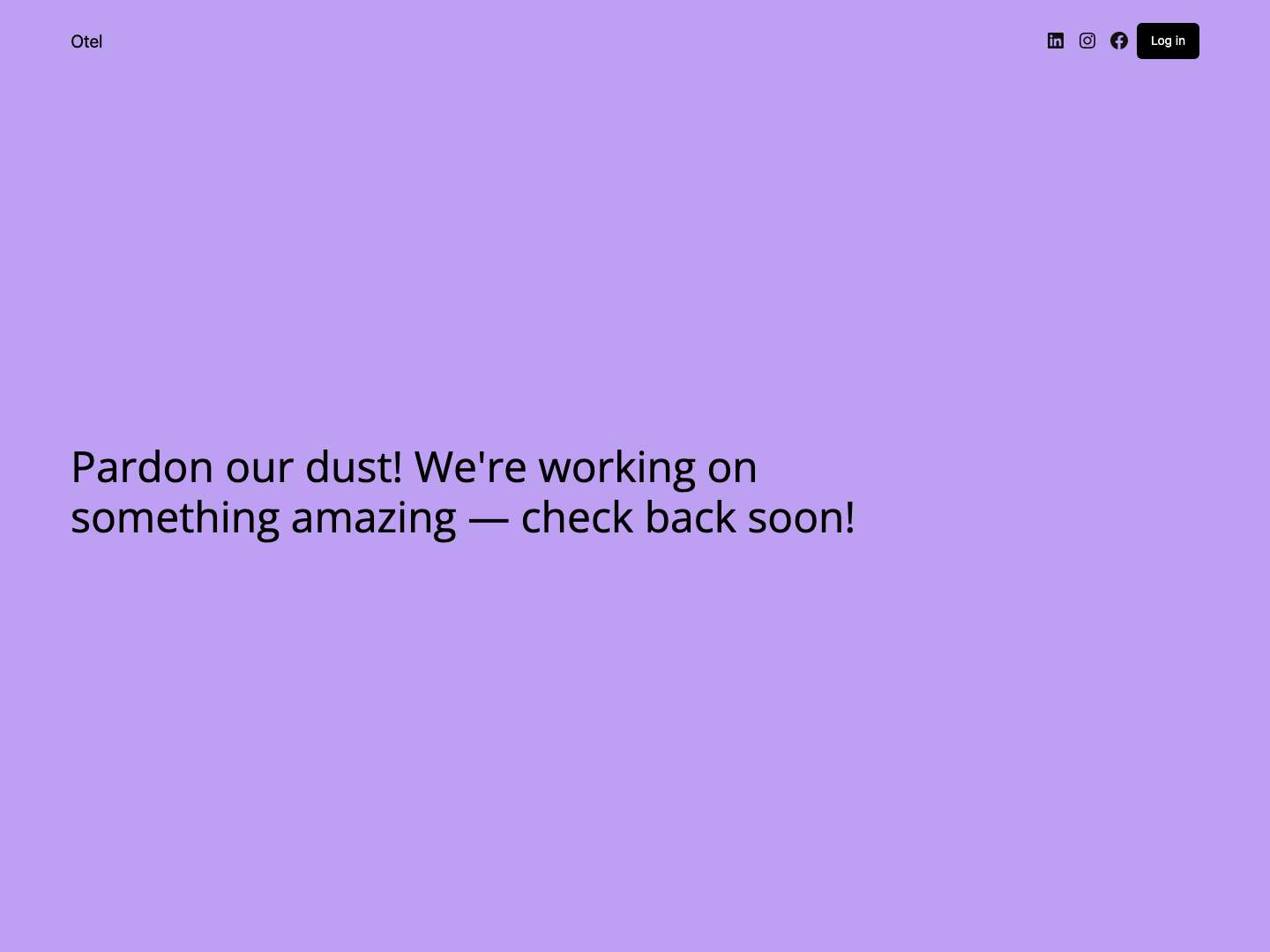 Otel – Enjoy A Luxurious Booking Experience - Full Screenshot