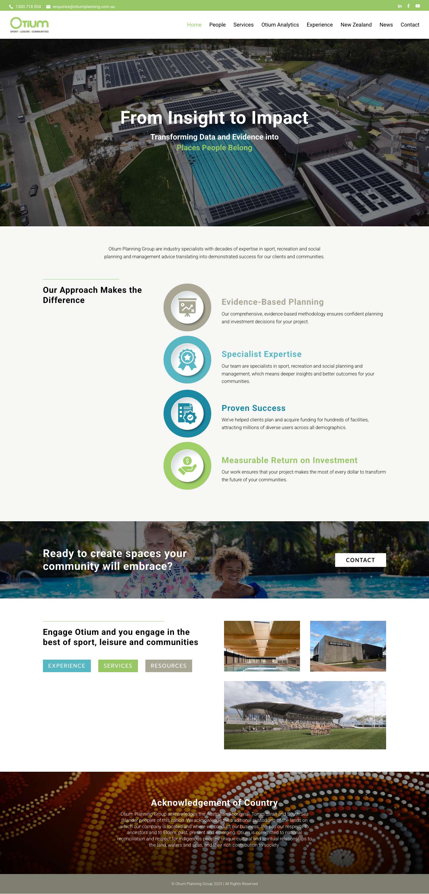 Otium Planning Group - Full Screenshot