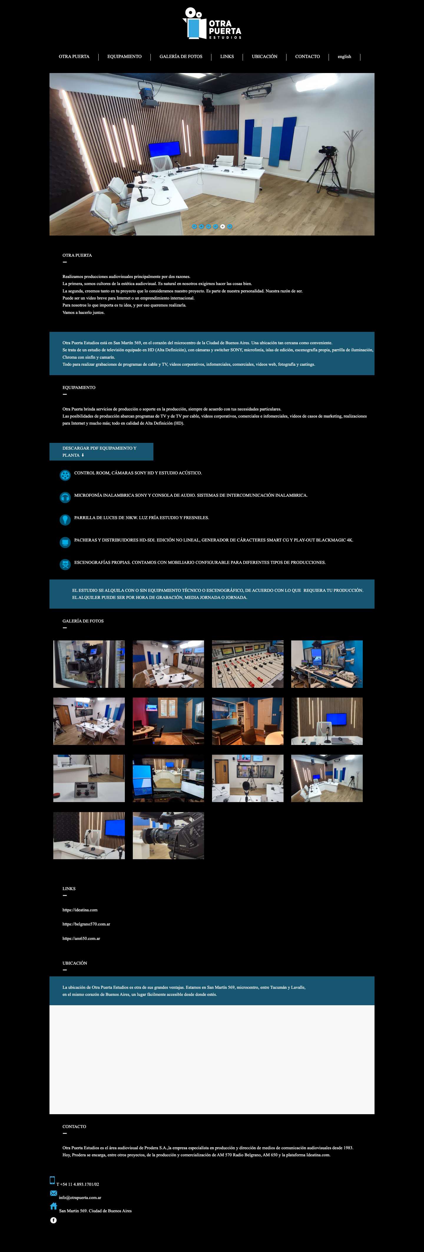 OTRA PUERTA ESTUDIOS - Full Screenshot