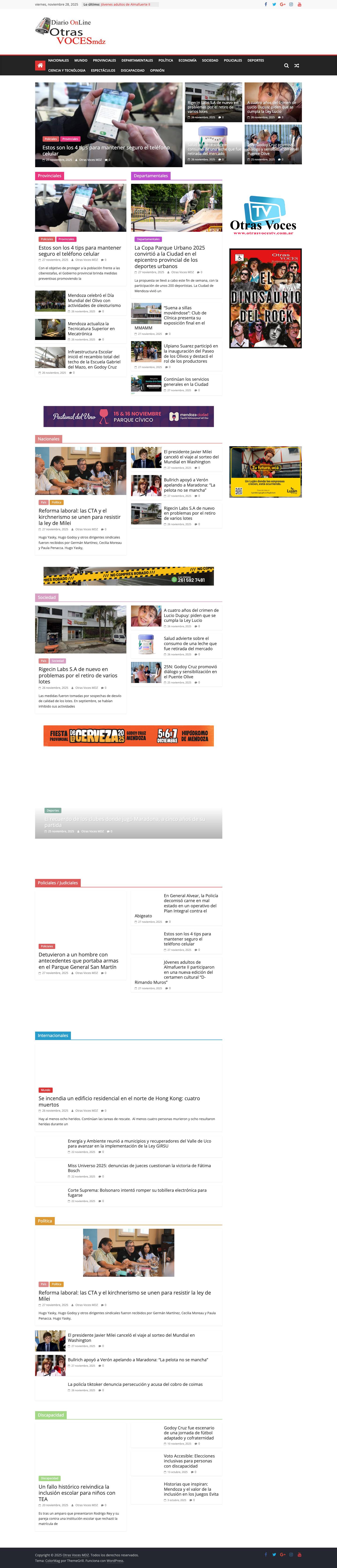 Otras Voces MDZ – El soberano dice la verdad - Full Screenshot