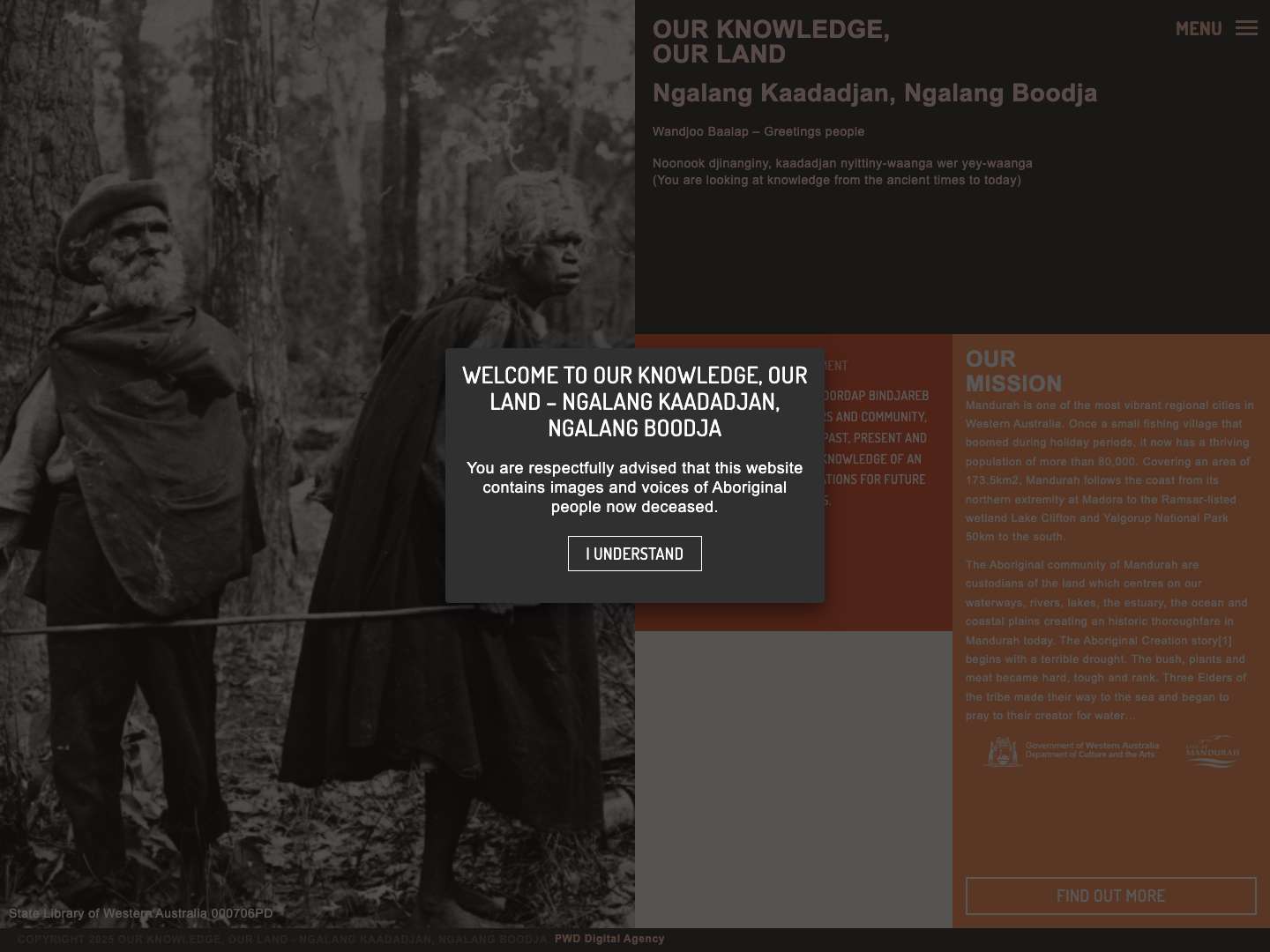 Our Knowledge, Our Land - Ngalang Kaadadjan, Ngalang Boodja - Full Screenshot