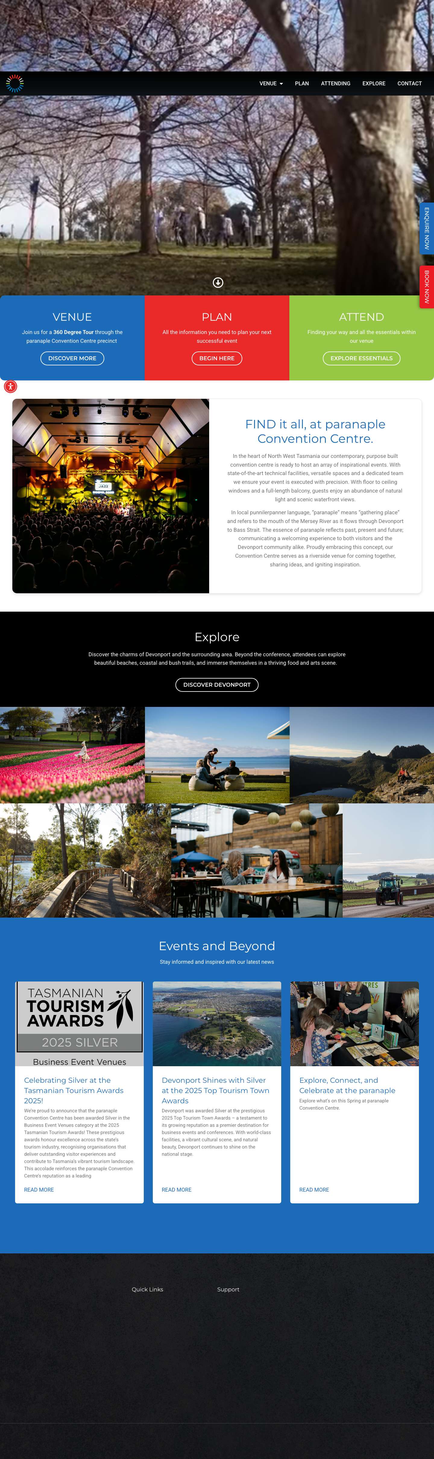 paranaple Convention Centre Devonport - 360 Degree TourFolder 1 - Full Screenshot