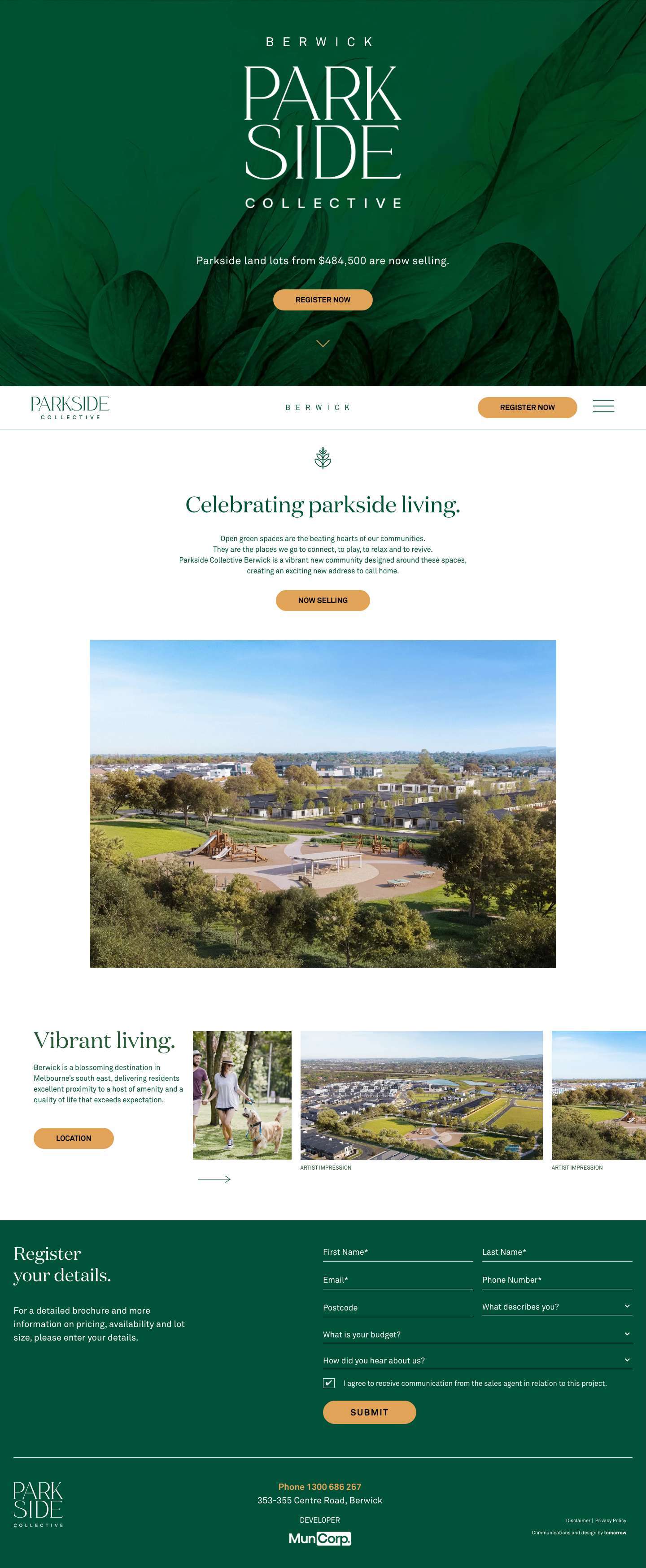 Parkside Berwick - Full Screenshot