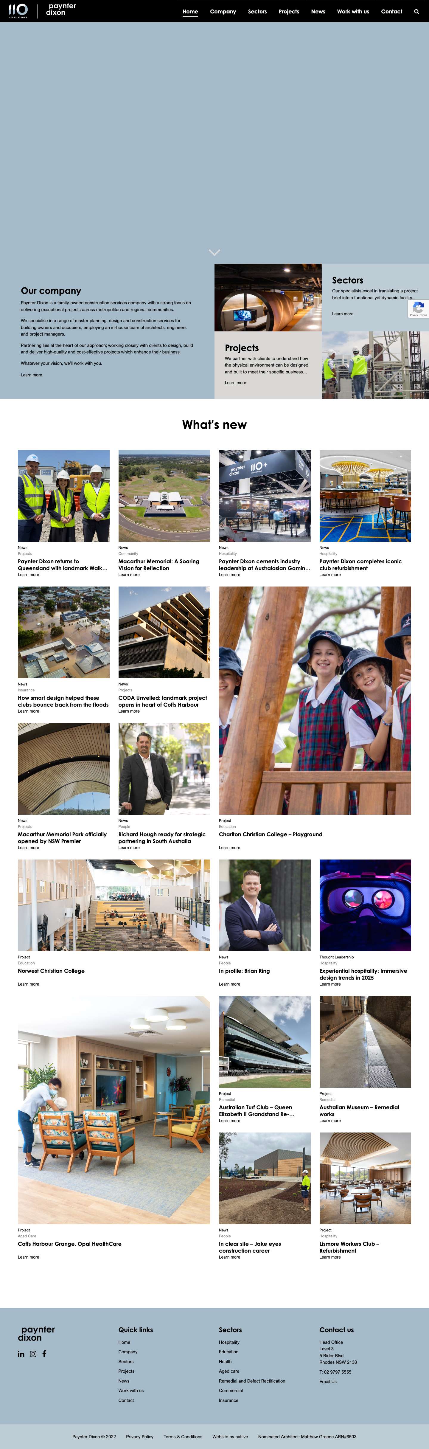 Home - Paynter Dixon - Full Screenshot