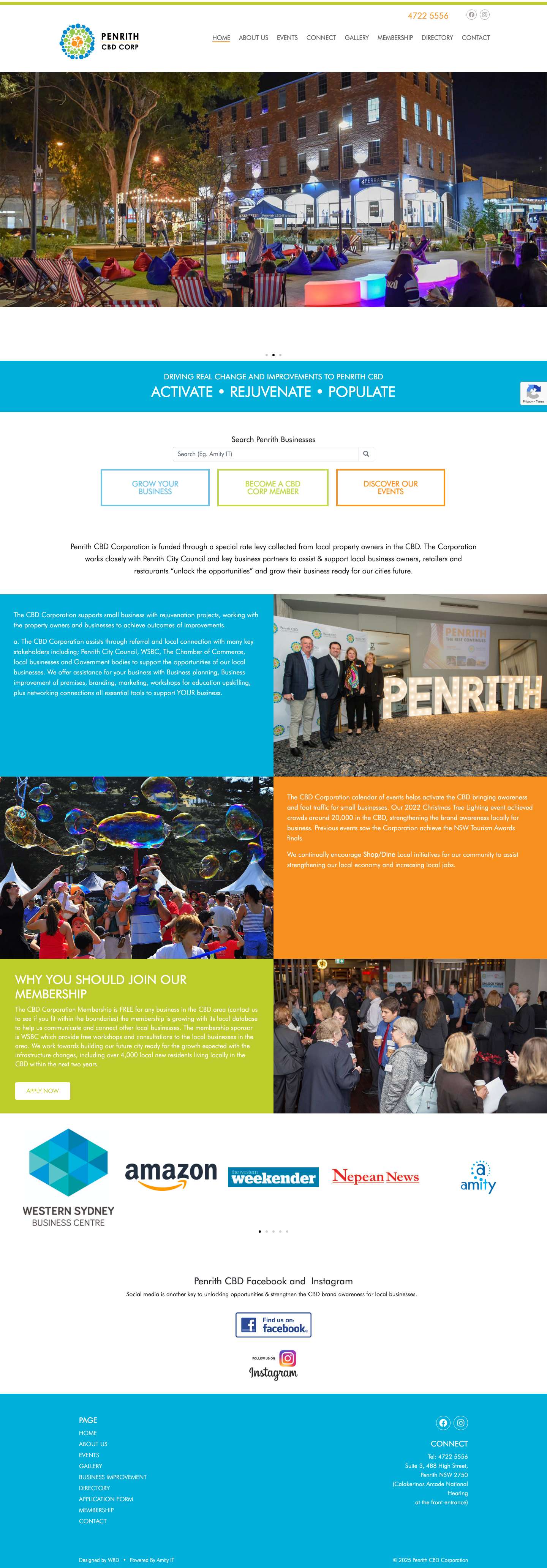 Penrith CBD Corporation - Full Screenshot