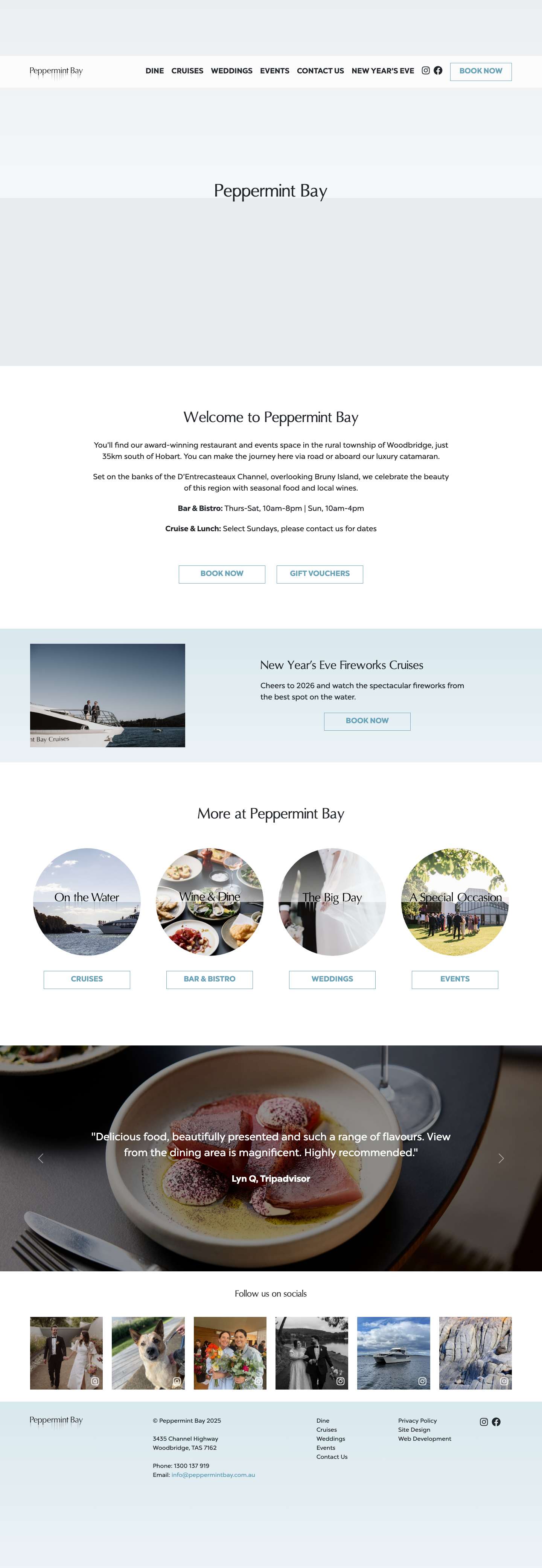 Home - Peppermint Bay - Full Screenshot