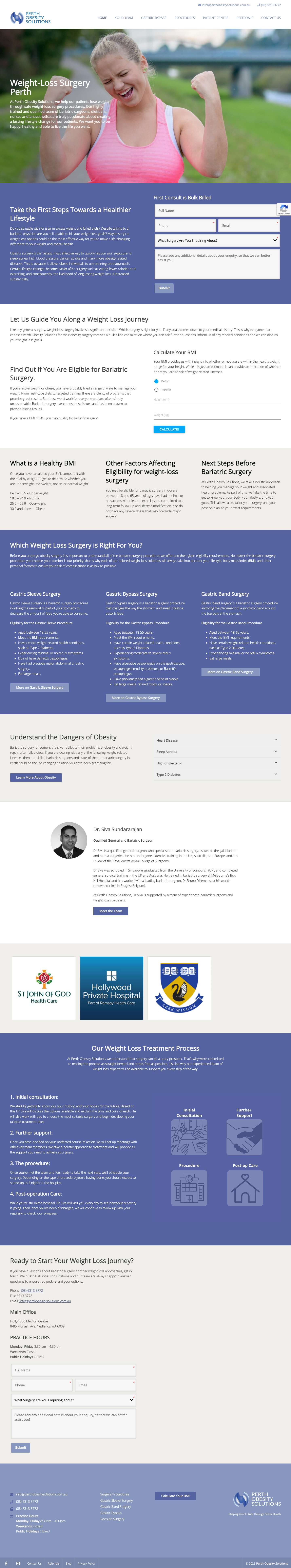 Weight Loss Surgery Perth | Discover If It's For You! - Full Screenshot