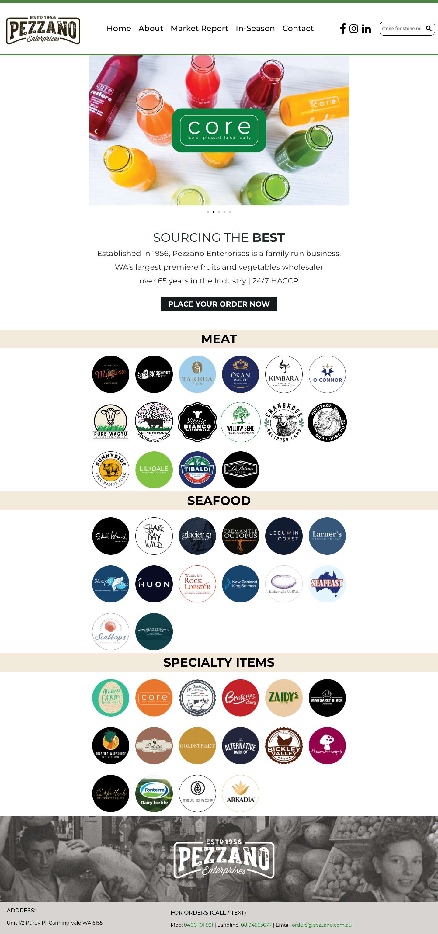 Home - Pezzano - Full Screenshot