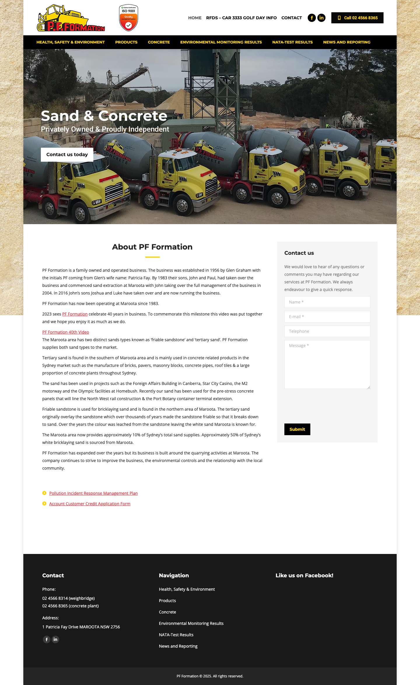 PF Formation - Full Screenshot