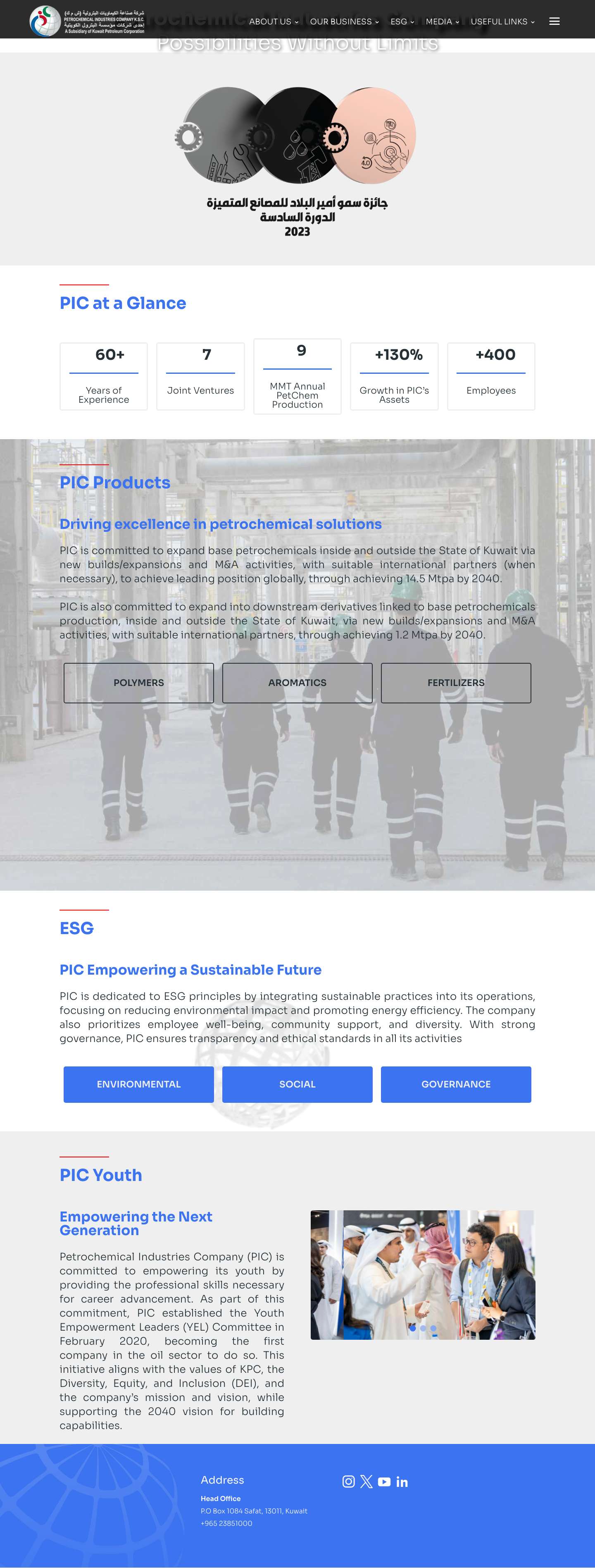 PIC | Petrochemical Industry - Full Screenshot