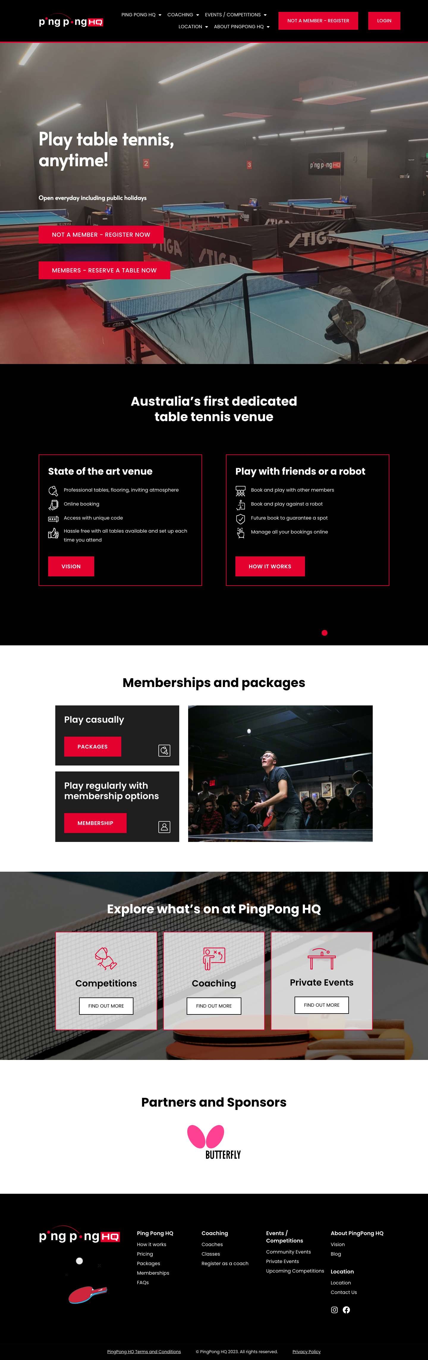 Play table tennis anytime - Ping Pong HQ - Full Screenshot