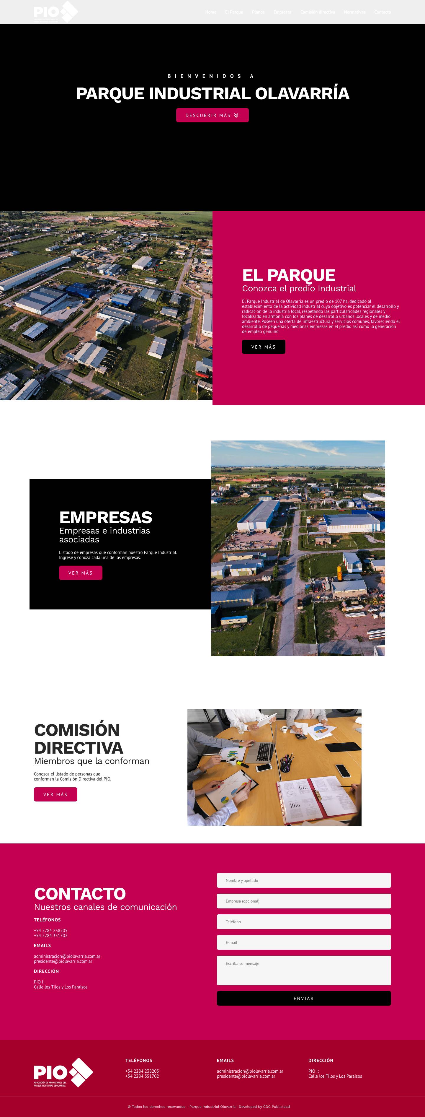 PIO Olavarría - Full Screenshot