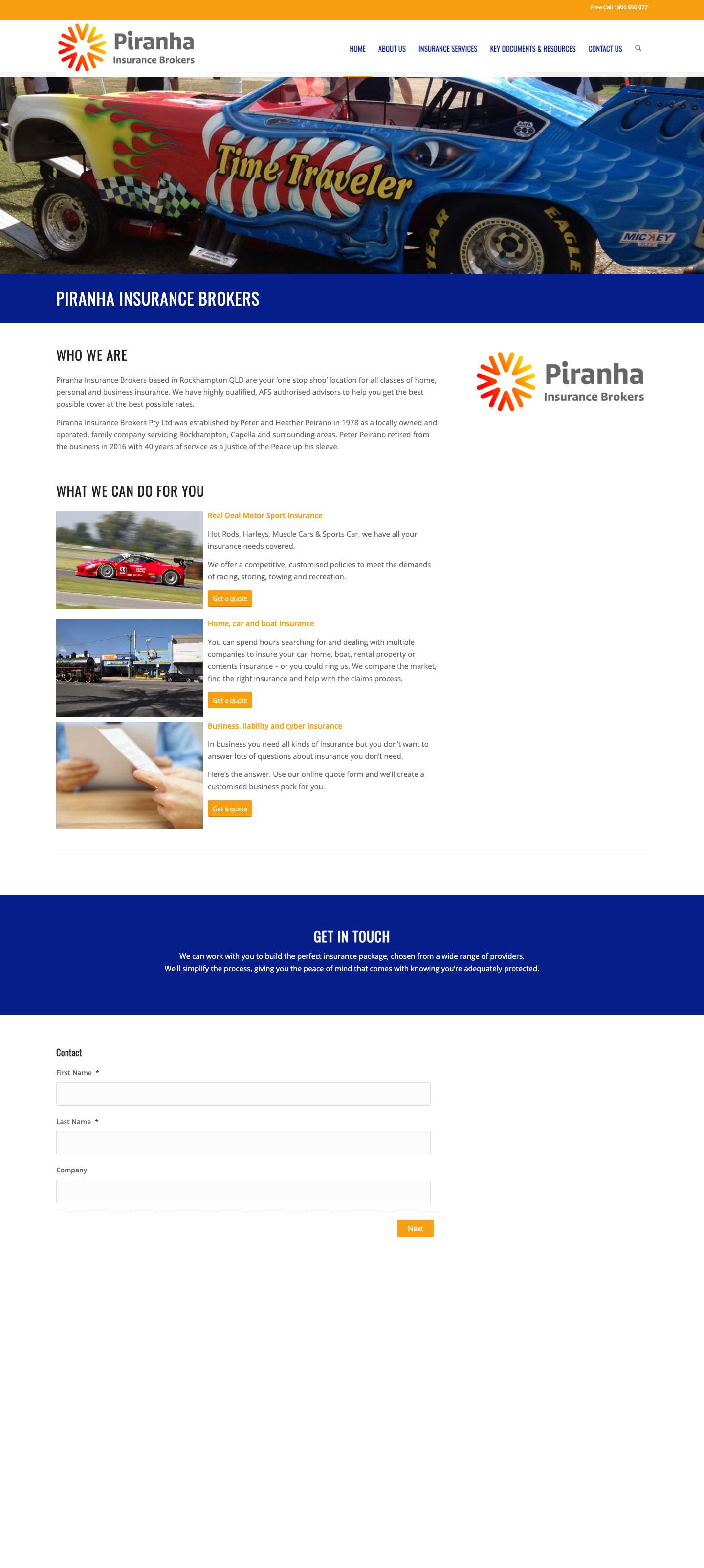 Home - Piranha Insurance BrokersClick to open the search input fieldPreviousNextScroll to top - Full Screenshot