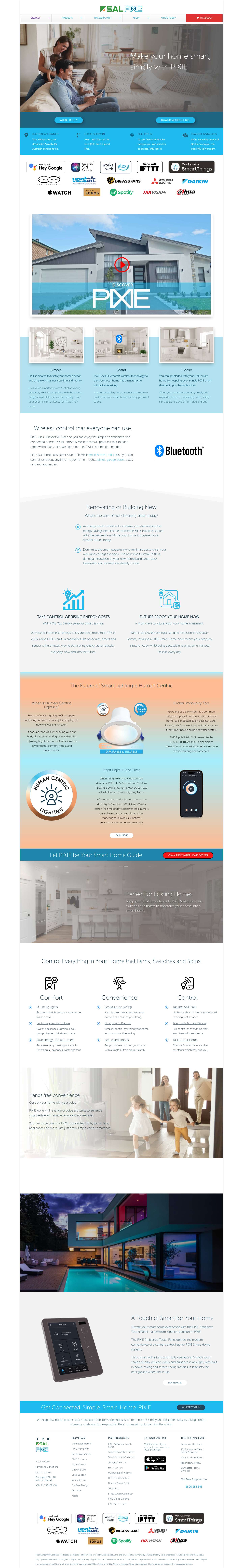 Home Automation Systems Australia - Smart Home Systems Australia - PIXIE Plus - Full Screenshot