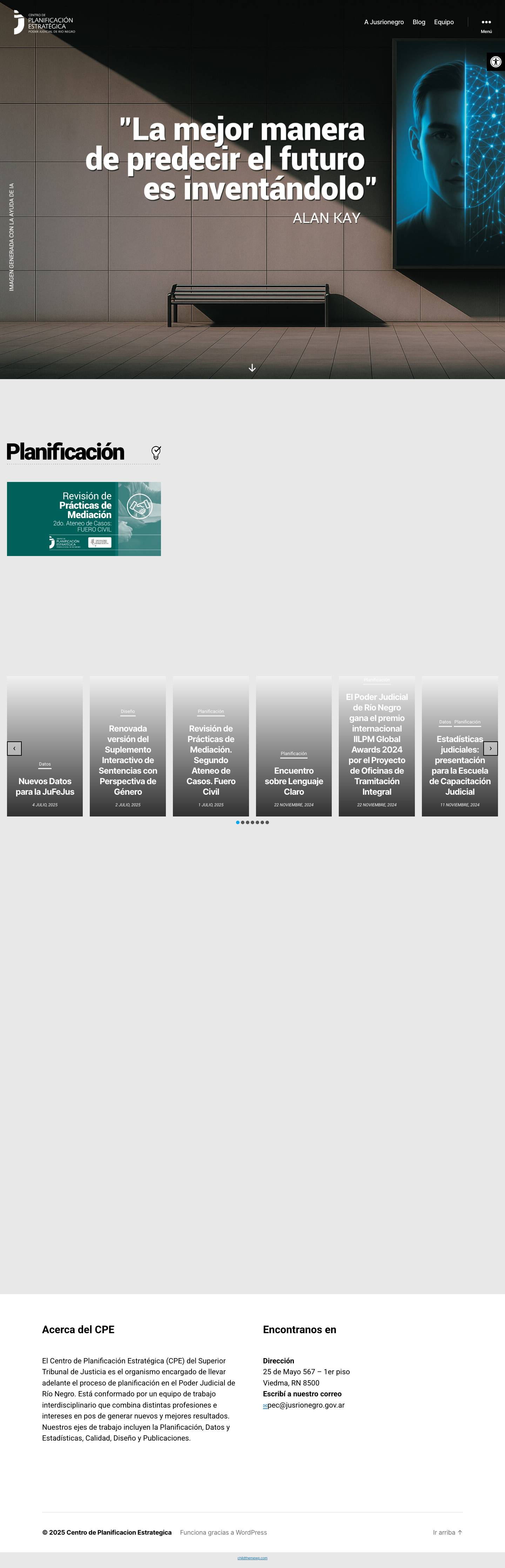 Centro de Planificacion EstrategicaHerramientas de AccesibilidadAumentar TextoDisminuir TextoEscala de grisesContraste AltoContraste NegativoFondo ClaroFuente LegibleReset - Full Screenshot