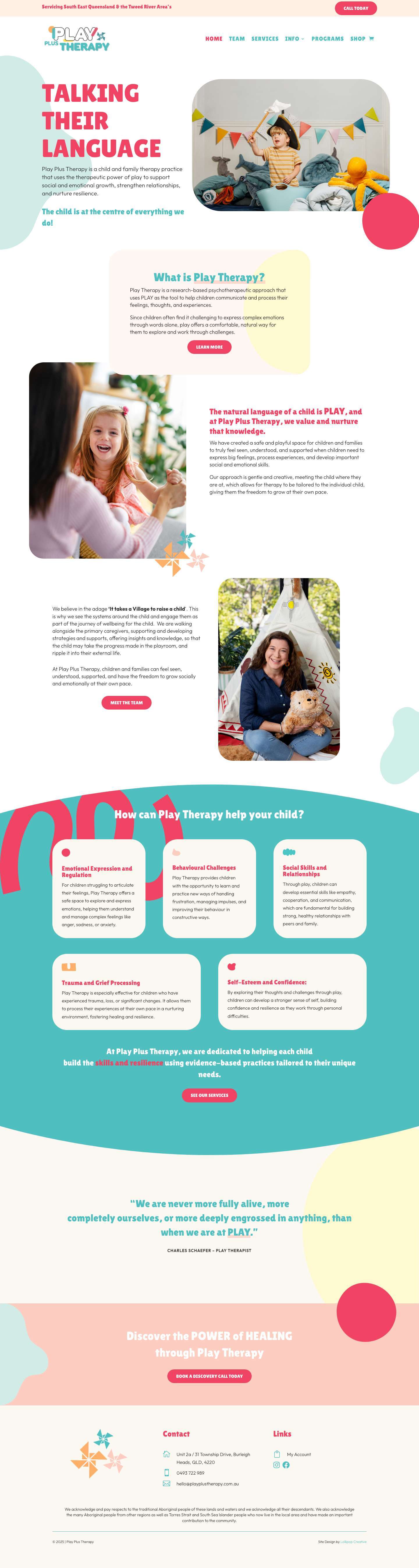 Play Plus Therapy - Gold Coast Home - Full Screenshot