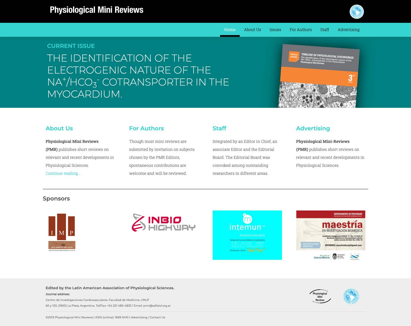 Physiological Mini Reviews – Just another WordPress site - Full Screenshot
