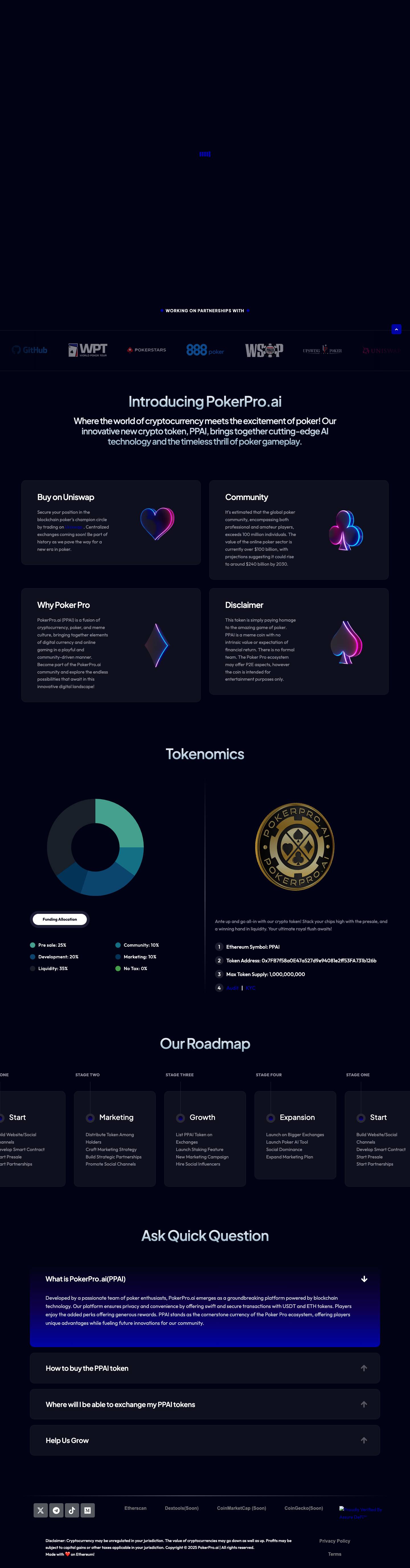 Home - PokerPro.ai🚀 - Ante up to expand your bank roll! - Full Screenshot