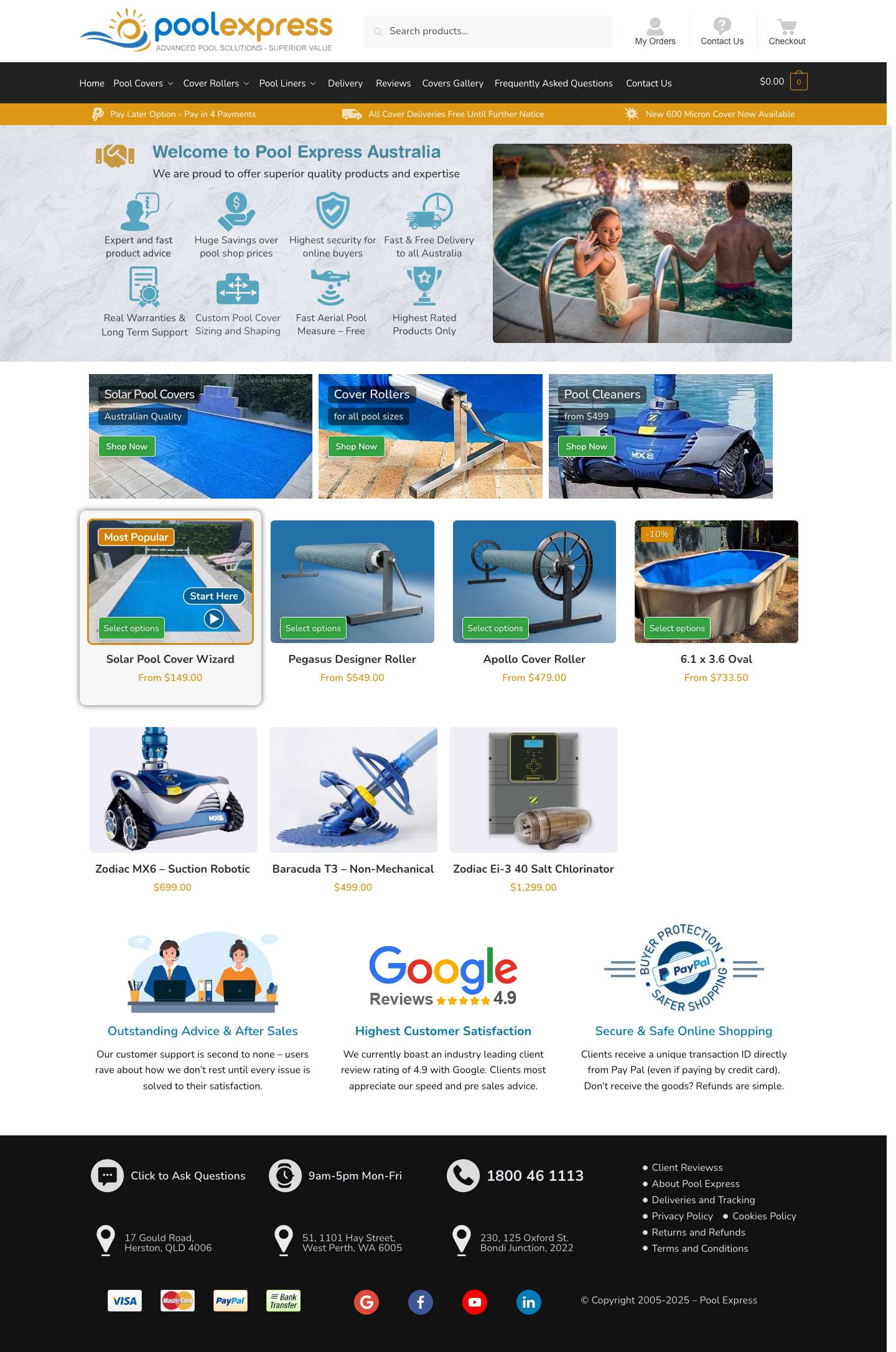 Home | Pool Express | Advanced Pool Solutions - Superior Valuelocation-3location-3location-3close-button-1close-button-1tick-checkboxtick-checkboxtick-checkbox - Full Screenshot