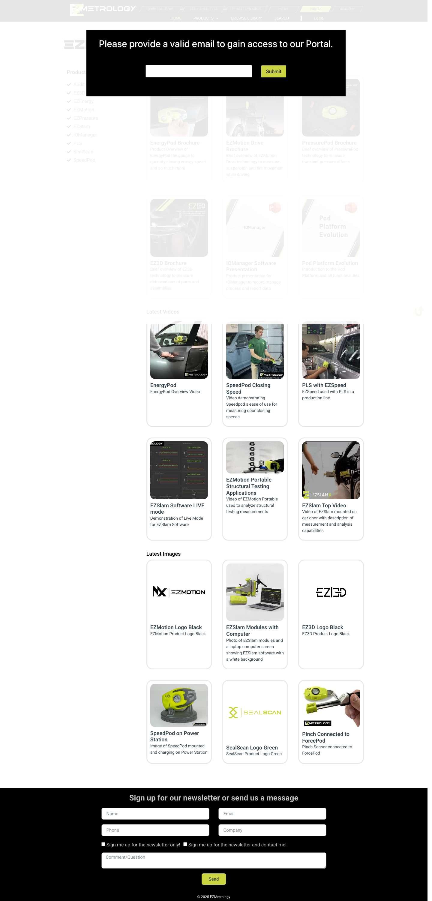 EZMetrology Portal – Where Art and Science Meet - Full Screenshot