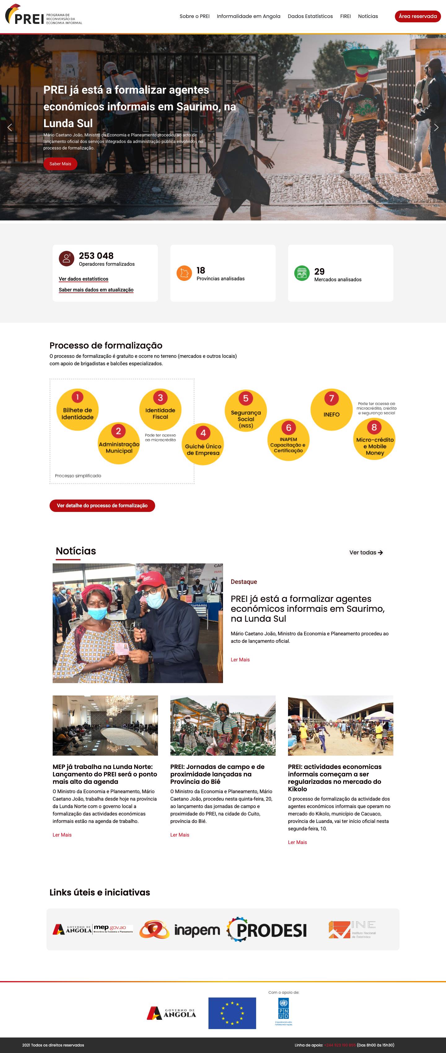 PREI – Portal do PREI - Full Screenshot