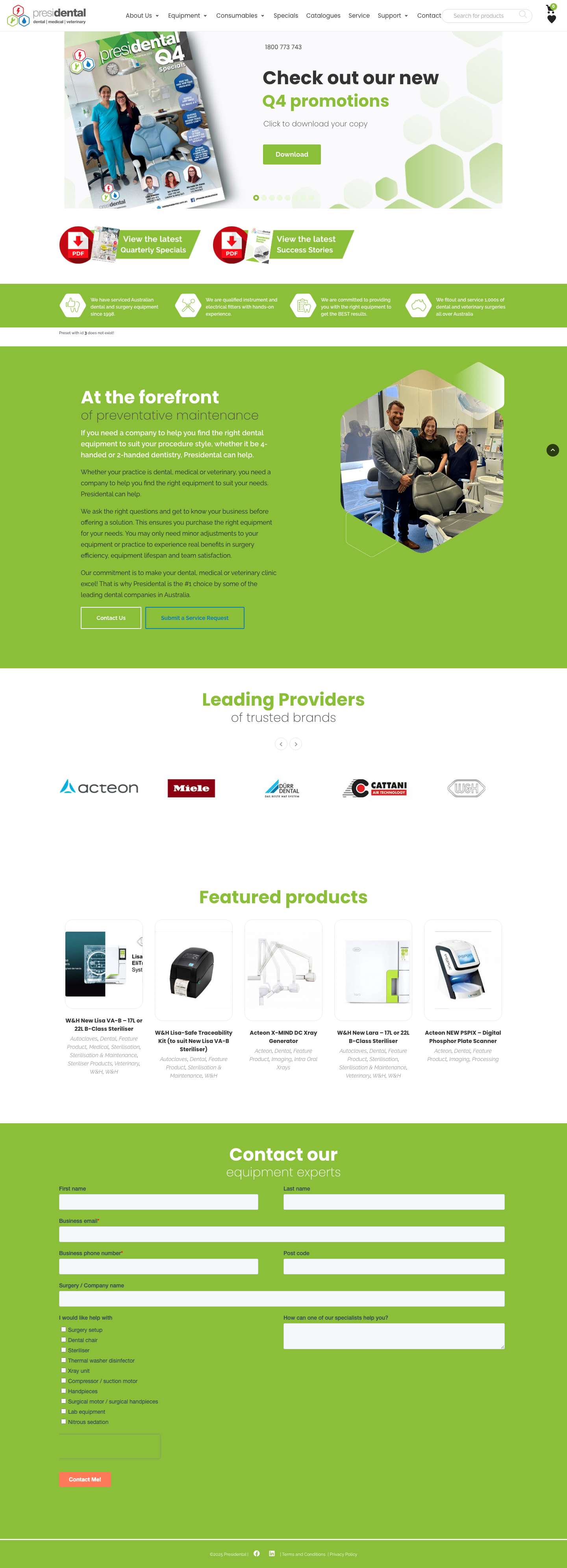 Home - presidental - Full Screenshot