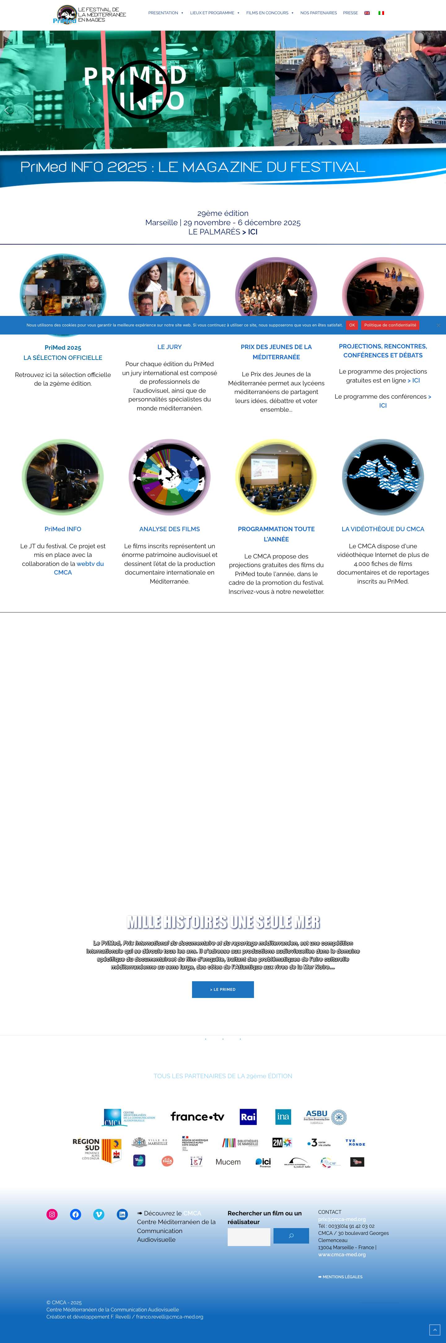 PriMed - Le Festival de la Méditerranée en images - PriMed - Full Screenshot