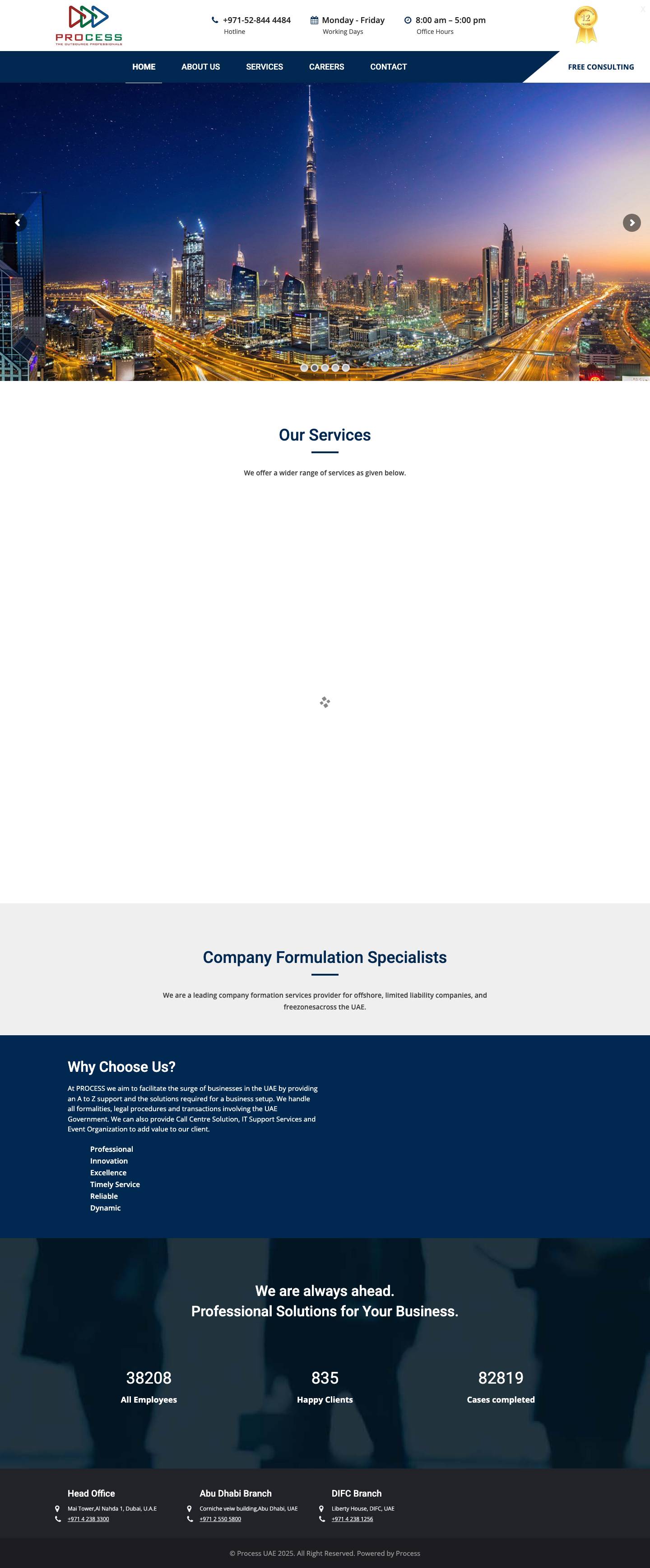 Process UAE - Full Screenshot