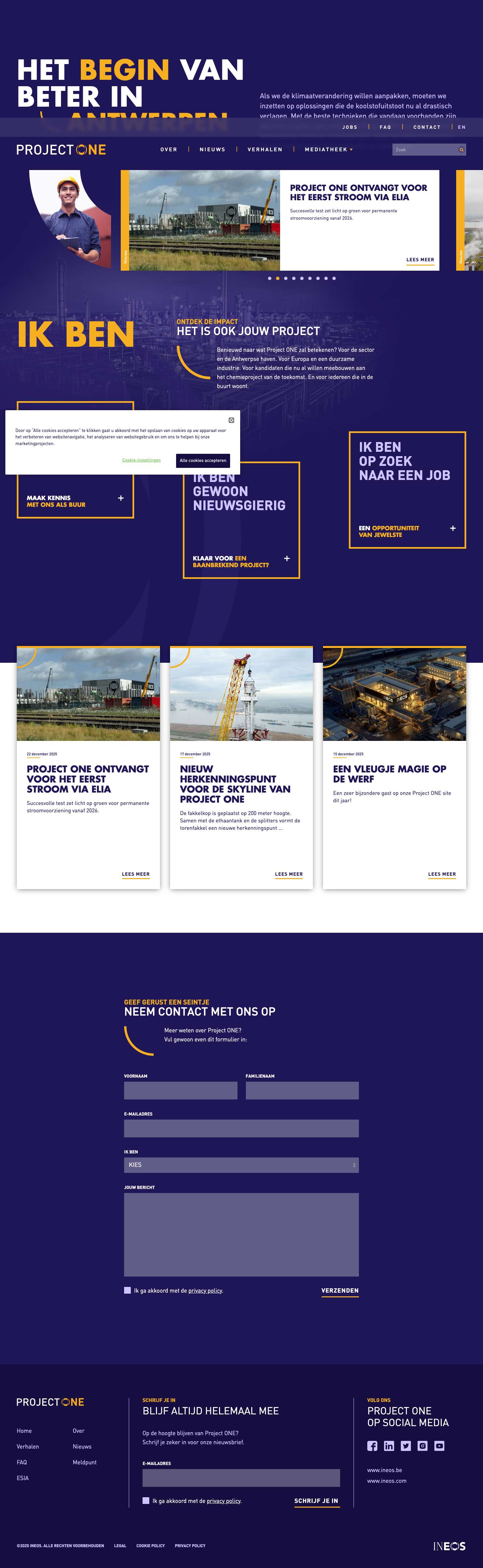 Het begin van beter in Antwerpen - Ineos Project One - Full Screenshot