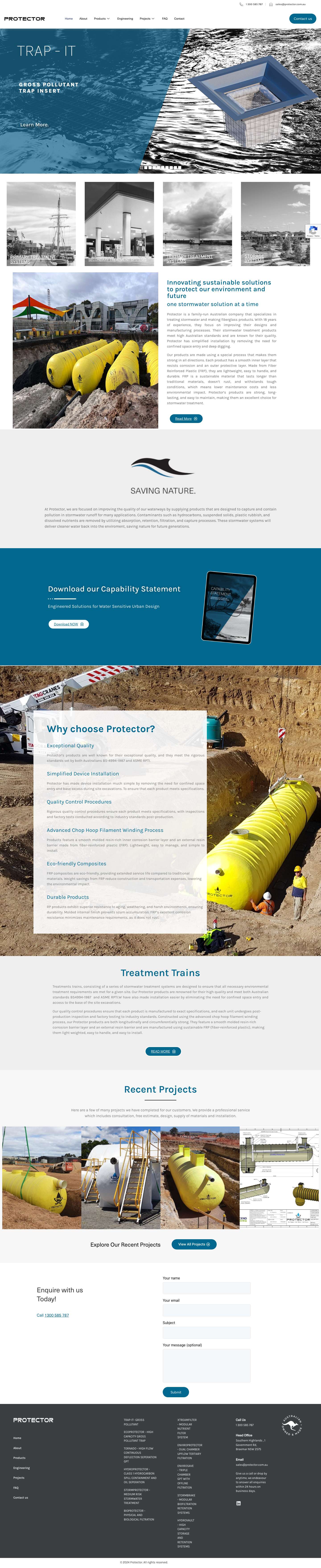 Home | Protector - Full Screenshot