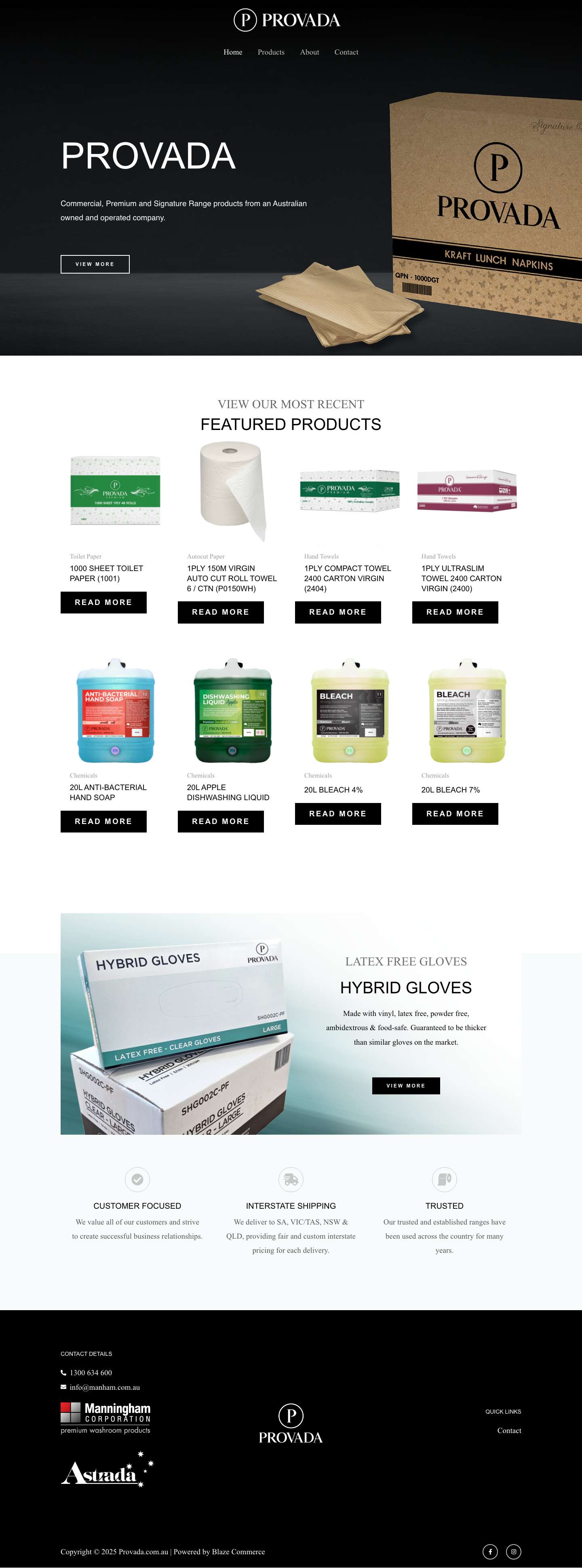 Provada.com.au - Full Screenshot