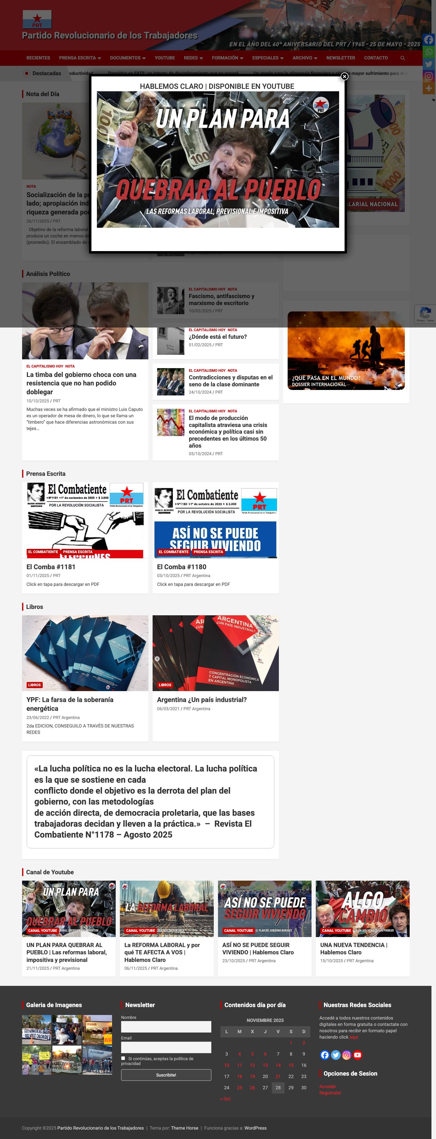 Partido Revolucionario de los Trabajadores - Full Screenshot