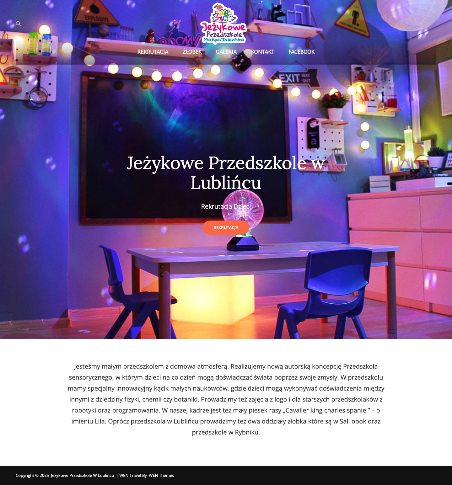 Jeżykowe Przedszkole w Lublińcu, Lubliniec - Full Screenshot