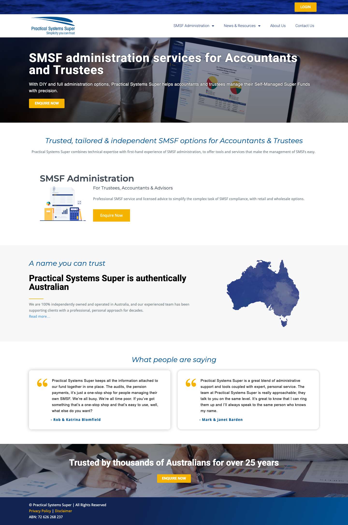 SMSF Administration - Practical Systems Super - Full Screenshot