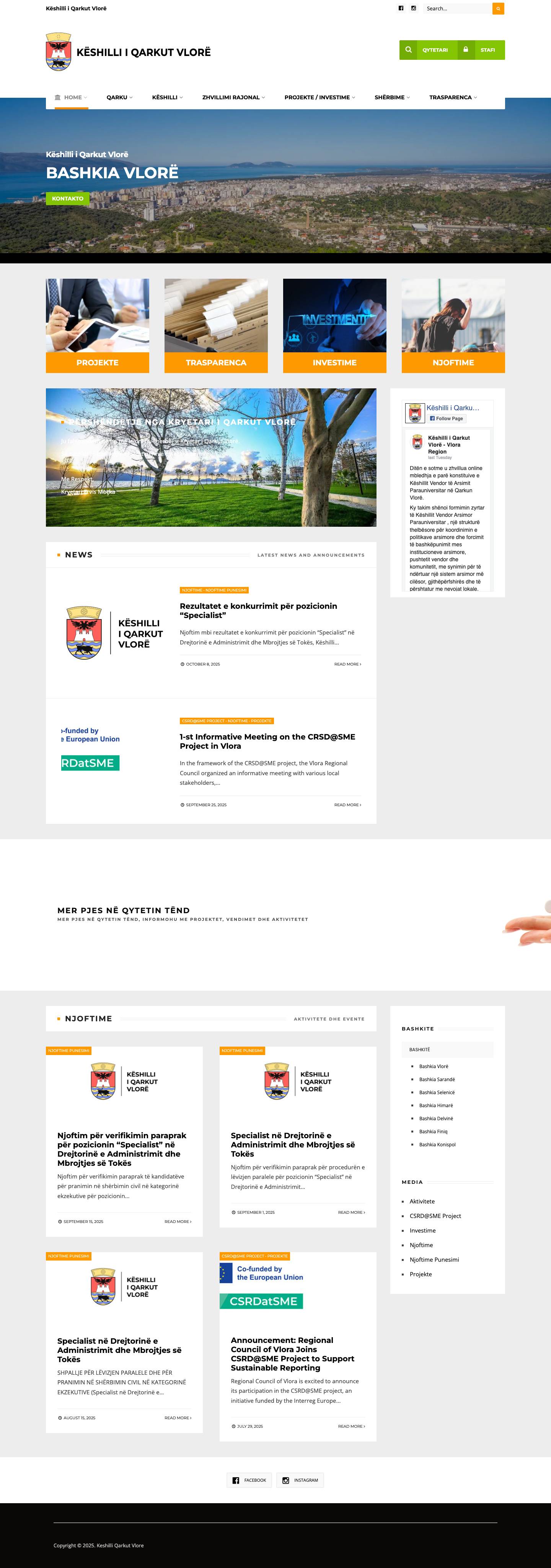 Keshilli i Qarkut Vlore – Keshilli i Qarkut Vlore - Full Screenshot