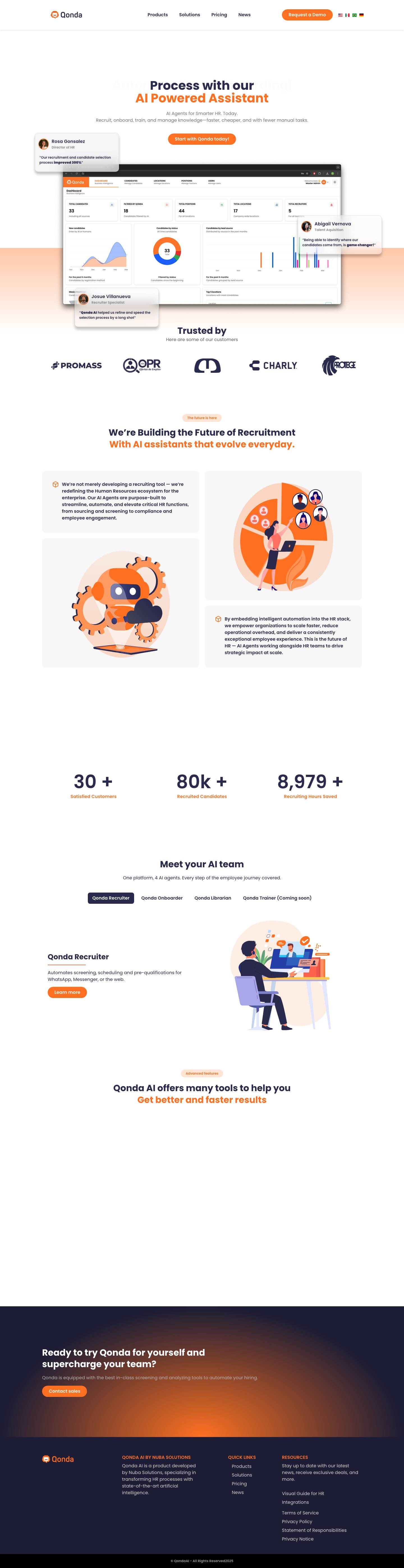Qonda – Recruitment made simple - Full Screenshot