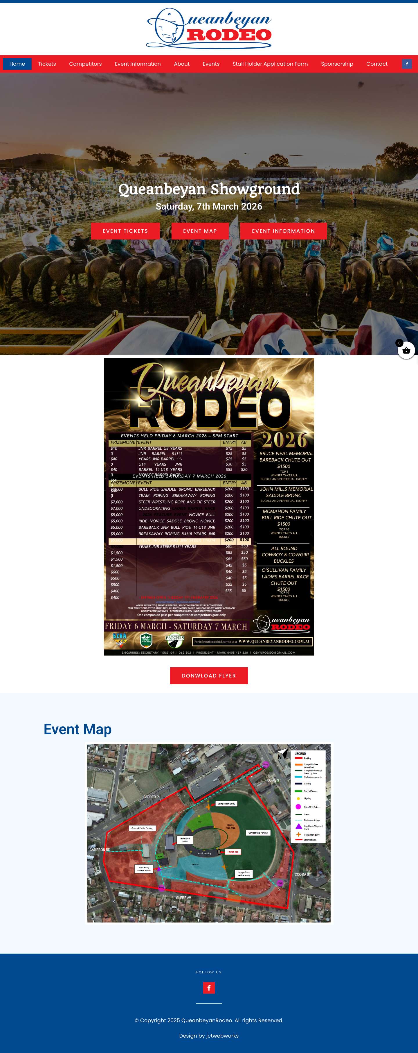 Queanbeyan Rodeo – The best Rodeo in the region - Full Screenshot