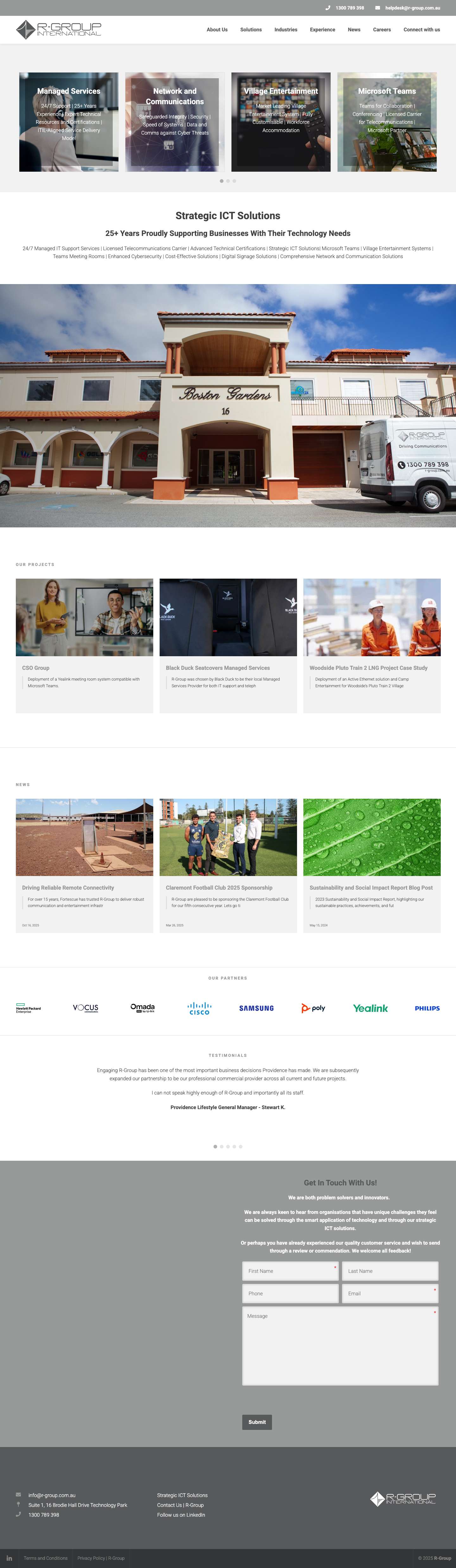 Strategic ICT SolutionsR-Group InternationalR-Group International - Full Screenshot