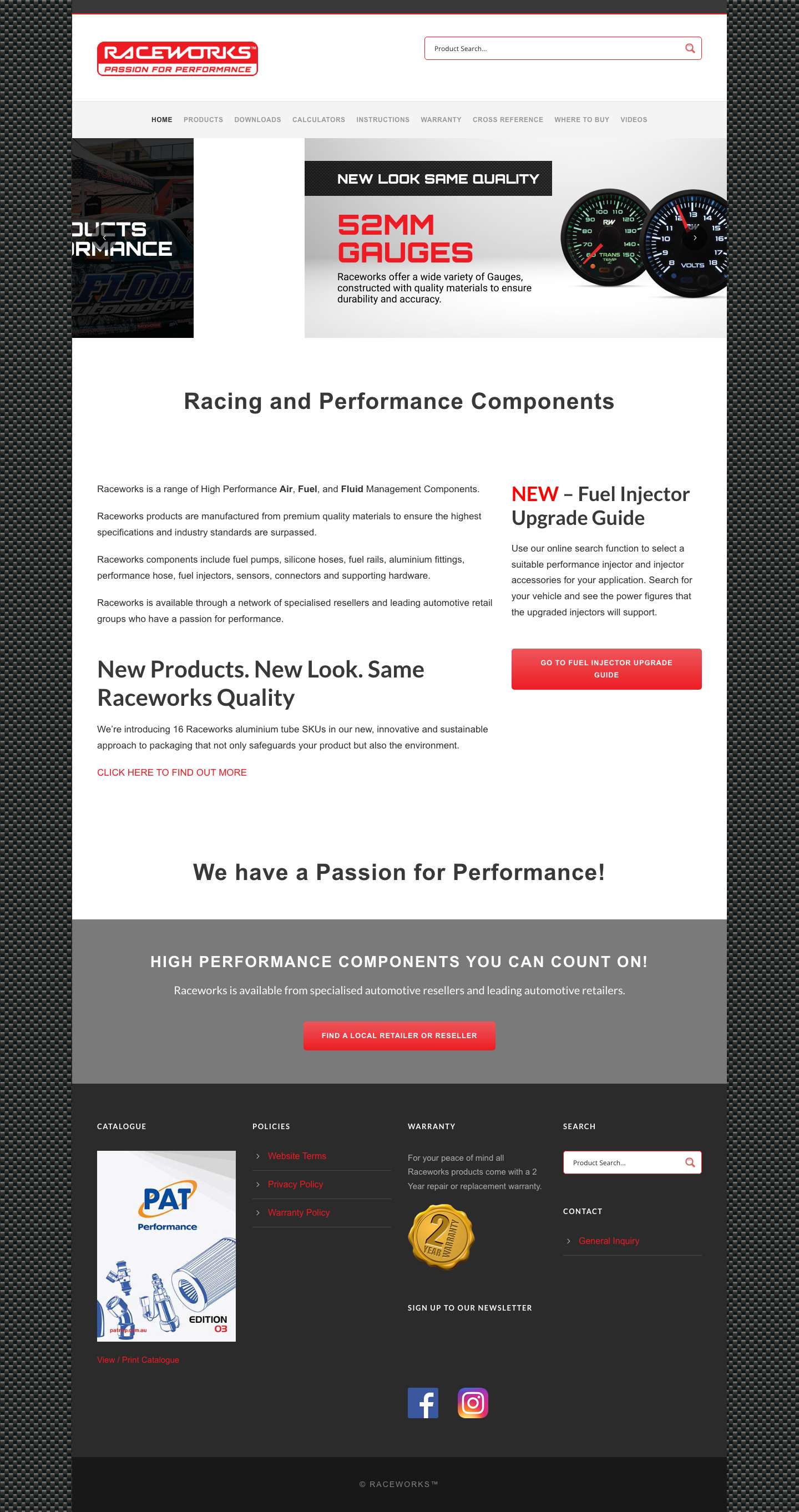 High Performance Automotive Products Air Fuel Fluid - Full Screenshot