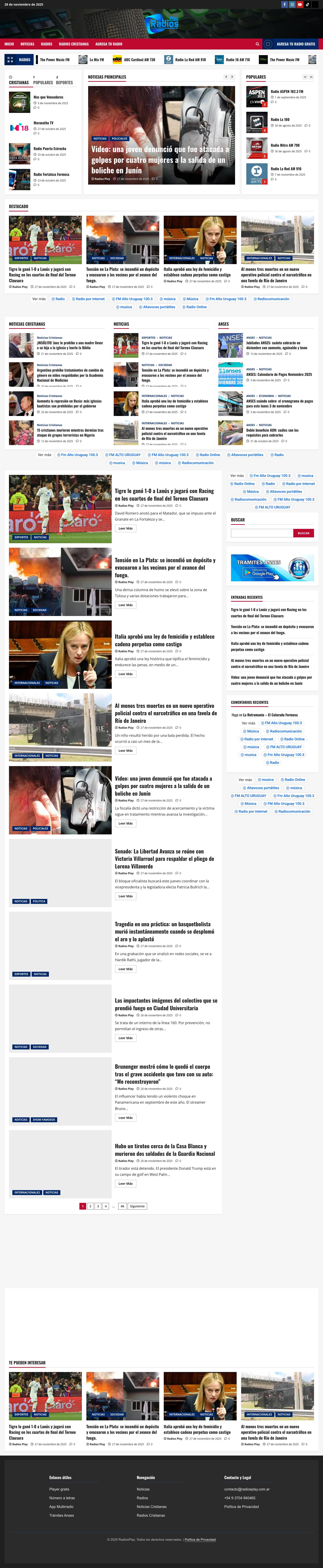 RadiosPlay - Disfruta de tu emisora favorita - Full Screenshot