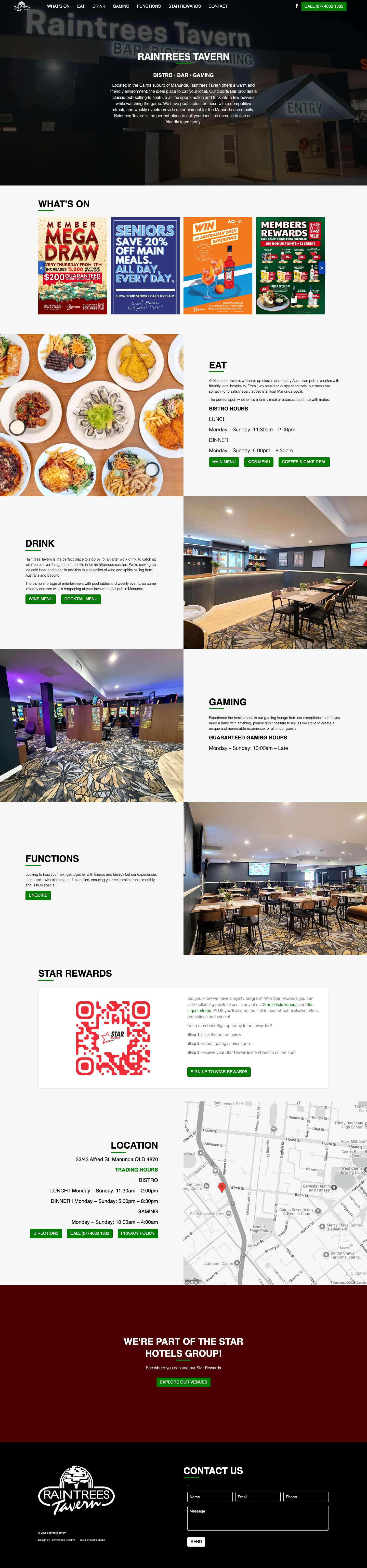 Your Manunda Local - Raintrees Tavern - Full Screenshot