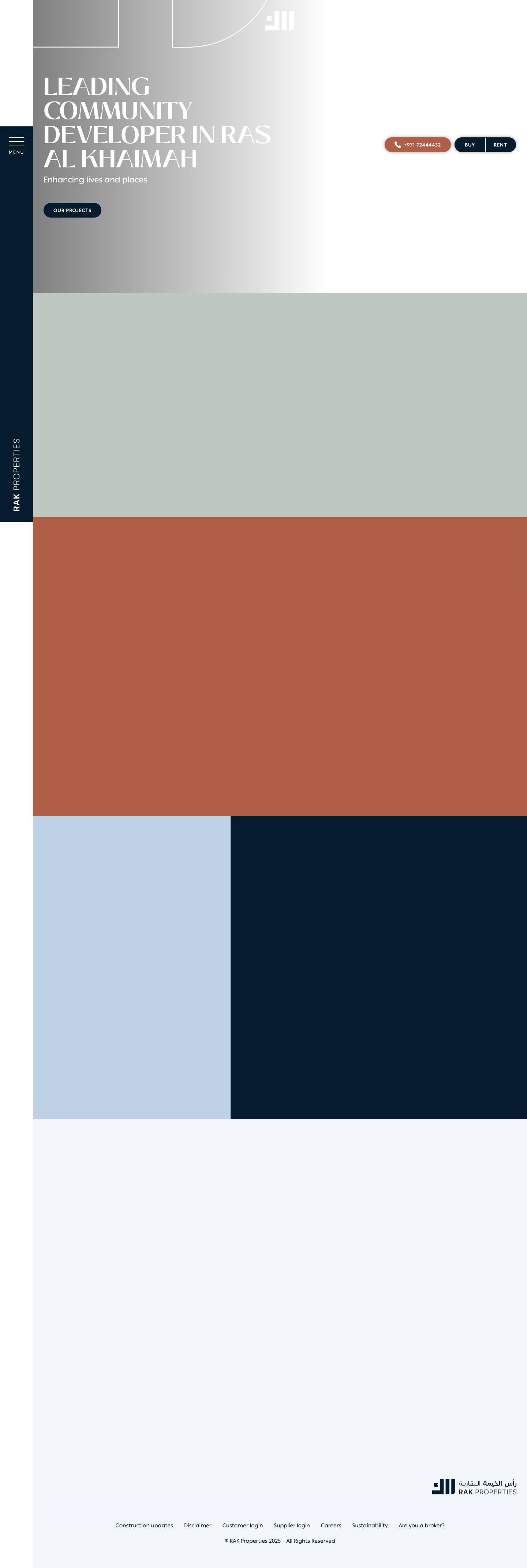 Homepage - RAK - Full Screenshot